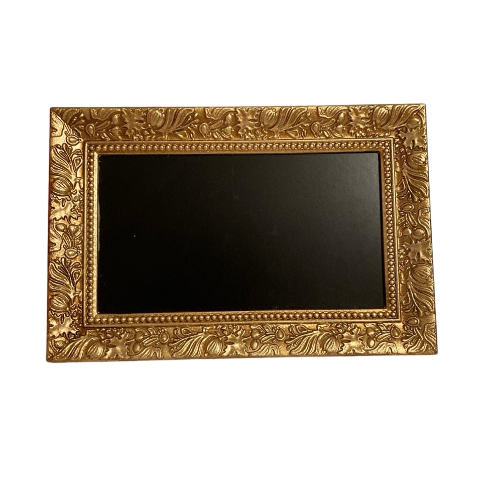 Vintage Style, Gold Ornate Chalkboard Wood Decor